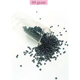 Elitse Dökme Cam Kum Boncuk (11/0) 2 mm - 60 Gram - Koyu Yeşil - BNC054