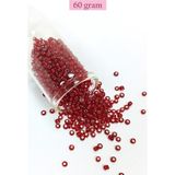 Elitse Dökme Cam Kum Boncuk (8/0) 3 mm - 60 Gram - Koyu Kırmızı - BNC224