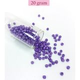 Elitse Dökme Cam Kum Boncuk Büyük Boy (6/0) 4 mm - 20 Gram - Mor - BNC080