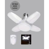 Elitse Enerji Tasarruflu LED Ampül 60 Watt 4 Kollu Beyaz Işık Yeni Nesil - 12 W