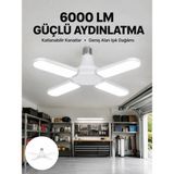 Elitse Enerji Tasarruflu LED Ampül 60 Watt 4 Kollu Beyaz Işık Yeni Nesil - 12 W