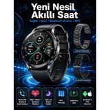 Elitse Suya Dayanıklı Dokunmatik Akıllı Saat Bluetooth 5.0, Sesli Asistan ve Sağlık Takibi - Çok Renkli - Belirtilmemiş