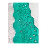 ELİTSEK Vual pamuk fisto kenar fisto vintage 1 metre