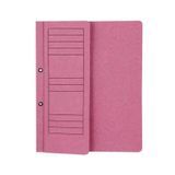Elitstore Karton Dosya, A4, Yarım Kapak, Pembe, 50'li Paket