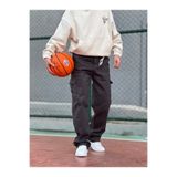 ElitWear Antrasit Renk Erkek Kargo Cepli Gabardin Baggy Bol Pantolon