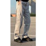 ElitWear Erkek Rahat Kalıp Kargo Cep Baggy Pantolon