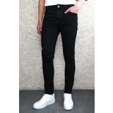 ElitWear Erkek Siyah Slim Fit Kot Pantolon
