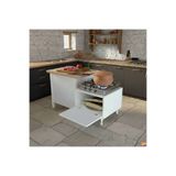 Eliusta Arya Çok Amaçlı Mutfak Kiler Dolabı Set Üstü Ocak Altı Modülü Ekmeklik 60x45x48 cm