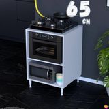Eliusta Aura 65 cm Set Üstü Ocak Modülü Fırınlık Mikrodalga Dolap Çok Amaçlı Mutfak Kileri 65X87X48 cm Beyaz