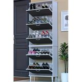 Eliusta Cover 72 Cm Ayakkabılık Dış Kapı/Koridor/Giyim Odası Uygun Antresit Renk 72X205x26 Cm Ayakkabılık