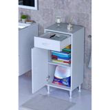 Eliusta Fre 45 Cm Çok Amaçlı Dolap 1 Raflı Tek Çekmeceli Banyo Mutfak Dolabı 45X88x32,5 Cm Organizer Dolap