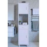 Eliusta Leno Tek Kapaklı 45 Cm Düzenleyici Dolap Banyo/Mutfak Dolabı 45X173x32,5 Cm Beyaz Dolap