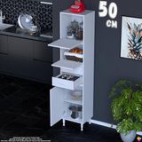 Eliusta Nexa 50 cm Kapalı Çok Amaçlı Mutfak, Bakliyat ve Kahve Köşesi Organizer Modülü 50X181X32 cm - Beyaz