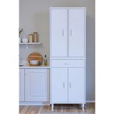 Eliusta Nexa Modüler Dolap 60 Cm Banyo/Mutfak Dolabı Extra Kullanım Alanlı 60X173x32,5 Cm Beyaz Dolap