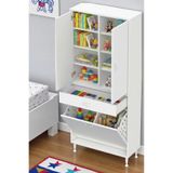 Eliusta Reli Dolap Beyaz Çok Kullanımlı 70 Cm Eninde Banyo Dolabı 70X171x32,5 Cm 2 Kapak 6 Raf Dolap