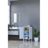 Eliusta Sabir 35 Cm 2 Raflı Beyaz Banyo Mutfak Dolabı 3 Bölmeli Çok Amaçlı Dolap 35X75x32,5 Cm Düzenleyici