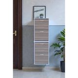 Eliusta Slim 4 Düşer Kapaklı 52 cm Cordoba Asma Ayakkabılık Kapı Önü/antre 52X156X26 cm Ayakkabılık - Cordoba - Beyaz