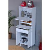 Eliusta Solaira 60 Cm Genişlik Kapaklı Mutfak Dolabı 4 Kapaklı, Çekmeceli Çok Amaçlı Mutfak/Banyo Dolabı