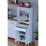 Eliusta Solaira 65 Cm Genişlik Kapaklı Mutfak Dolabı 4 Kapaklı, Çekmeceli Çok Amaçlı Mutfak/Banyo Dolabı