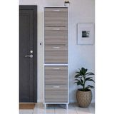 Eliusta Store Ayaklı Cordoba Ayakkabılık 52 cm Kapı Önü/giyim Odası/antre Uyumlu Ayakkabılık 52X205X26 cm - Cordoba - Beyaz