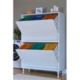 Eliusta Veluna 100 Cm Kirli Çamaşır Sepetli Dolap Banyo Dolabı Beyaz 100X138x32,5 Cm 6 Sepetli Dolap