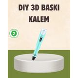 Elivora Abs ve Pla Filament Destekli 3D Yazıcı Kalem