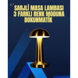 Elivora Modern Tasarım Şarjlı Masa Lambası – 1800 Mah Batarya