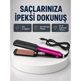 Elivora Profesyonel Iyon Teknolojili Saç Düzleştirici – 220°C Hızlı Isınma ve LED Ekranlı Tasarım