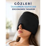 Elivora Soğuk & Sıcak Kompres Özellikli Jel Başlık Ergonomik Rahatlama Maskesi