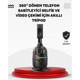 Elivora Sosyal Medya Içerikleri Için Otomatik Yüz Takipli 360° Döner Gimbal Stand