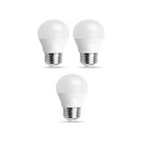 Elivora Store 6W E27 Mini Top Ampul 3000K Sarı Işık 3 Adet - 0,5 W - Altın