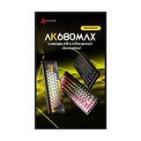 Elivora Store AK680 Max%68 Manyetik Switch, 3000MAH Batarya 8000 Hz KABLOLU-1000 Hz Polling Rate Kablosuz Manyetik Klavye Rgb Arkadan Aydınlatmalı Özelleştirilebilir Tuşlar (AK680 Max - Siyah Sarı) - Option-1 - 00-Siyah - Beyaz