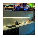 Elivora Store Ema Dükkan Tv Monitör Arkası Kumandalı Rgb Şerit LED Iç Mekan LED Işıldak | Animasyonlu Rgb Şerit LED (1 Metre) - 00 Beyaz - Option-1
