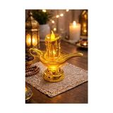 Elivora Store Gold Lambalı Pilli LED Işık, Askılı Fener Süsü Sarı Işıklar Peri Işıkları Aydınlatmalı Şerit LED Ramazan Süsü LED Işık - 00 Beyaz - Option-1