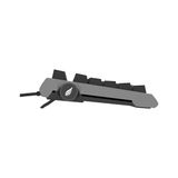 Elivora Store Hawk Gaming HK430 Mekanik Switch Rgb Kablolu Metal Kasa Full Gaming Klavye (Kırmızı Switch) - Option-1 - 00-Siyah - Beyaz