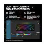 Elivora Store Hyperx Alloy Origins 60 Aqua Mekanik Oyun Klavyesi - Option-1 - 00-Siyah - Beyaz