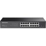 Elivora Store MS116GS; 16-Port Gigabit Portlu, Metal Kasalı, Qos Özellikli, Kurulum Gerektirmeyen Tak ve Çalıştır Özellikli Switch - 1 TB - 1 GB