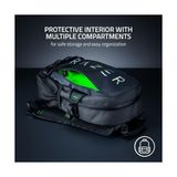 Elivora Store Razer Rogue V3 Sırt Çantası (13,3 Inç) - Kompakt Seyahat Çantası (15 Inç'e Kadar Dizüstü Bilgisayar Bölmesi, Aşınmaya Dayanıklı, Polyester Dış Kılıf) Siyah/krom - Option-1 - 00-Siyah - Beyaz