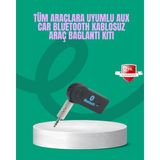 Elivora Taşınabilir Bluetooth Aux Araç Müzik ve Konuşma Kiti