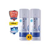 Elixier 150 Mc Elıxıer Dezenfektan Sprey Aeresol %70 Alkol El Dezenfektanı 2 Adet