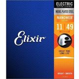 Elixir 011-049 Nanoweb Elektro Gitar Teli