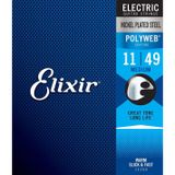 Elixir 011-049 Polyweb Medium Elektro Gitar Teli