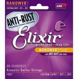Elixir 011-052 Bronz Akustik Gitar Tel Seti