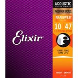 Elixir 16152 Phosphor Bronze Nanoweb 12 Telli Akustik Gitar Teli