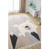Eliz Home Ayıcıklı Yumuşak Bukleli Dokuma Halı Bebek Odası Çocuk Odası Genç Odası Halısı 17