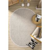 Eliz Home Bej Oval Dokuma Halı Salon Oturma Odası Yatak Odası Koridor Yolluk Halısı BEJ OVAL