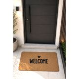 Eliz Home Coco Koko Paspas Dış Kapı Paspası Kıl Kapı Önü Paspası 45 x 70 WELCOME 4