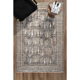 Eliz Home Eskitme Vintage Çiçekli Ağaçlı Halı Bambu Polyester Oturma Odası Salon Mutfak Halısı 9
