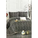 Eliz Şönil Çift Kişilik Yatak Örtüsü 260X260 Cm Antrasit