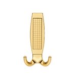 Eliza Portmanto Askısı, Metal Vestiyer Askısı, 208 Gr, Dolap ve Duvar AskılığıAltın (Vidalı)